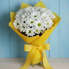 Букет Застенчивые лепестки в Краснослободске Волгоградской области Букет цветов из: Хризантемы в Краснослободске Волгоградской области