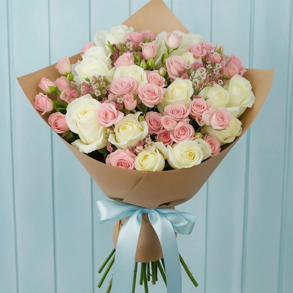 Букет цветов из: Розы в Краснослободске Волгоградской области