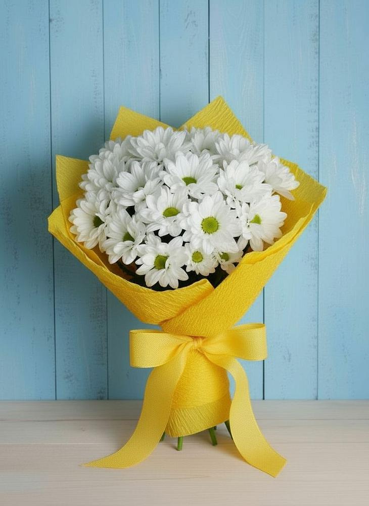 Букет цветов из: Хризантемы в Краснослободске Волгоградской области