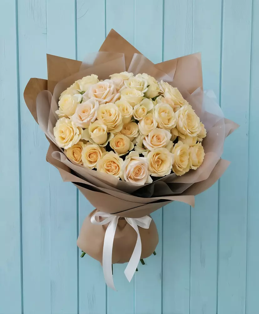 Букет Кремовое облако в Краснослободске Волгоградской области